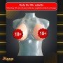 Silicone Breast 550 gms/pair with Transperant Bra SBP-001