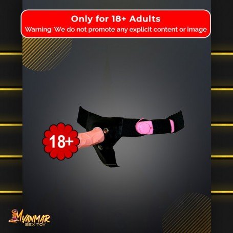 LeLuv 7.5” Vibrating & Rotating Female Lesbian Strap On SO-011