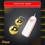 Multi Speed Golden Ben Wa Vibrating Balls Anal Vaginal BV-013