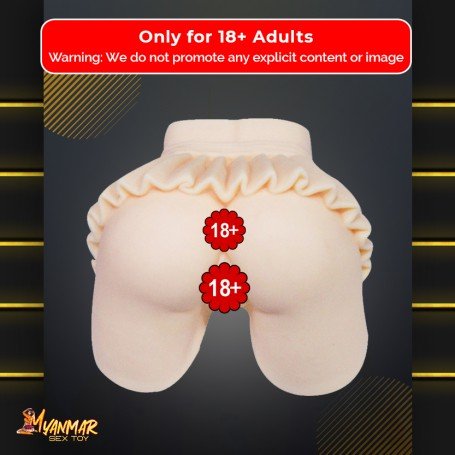 Silicone Mini Skirt Ass & Vagina Masturbator V2 BAV-019