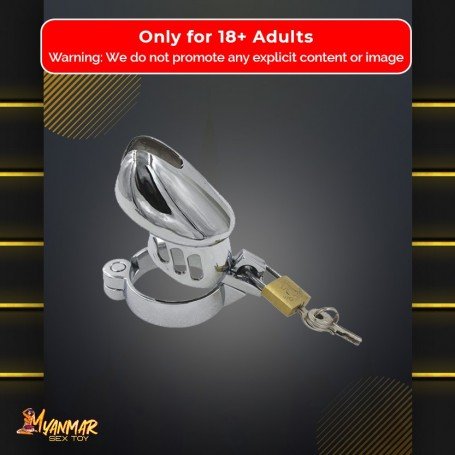 3 Size Metal Male Chastity Device Belt Cock Cages BDSM-022