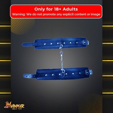 Premium Leather Naughty Nurse Wrist Cuffs Bondage Gear BDSM-021