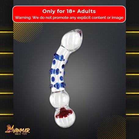 Flower Crystal Glass Dildo Sex Toy GD-003