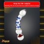 Flower Crystal Glass Dildo Sex Toy GD-003