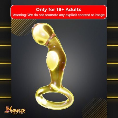 Jaguar Golden Glass Dildo GD-009