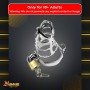 Chastity Steel Lock Device for Men BDSM-010