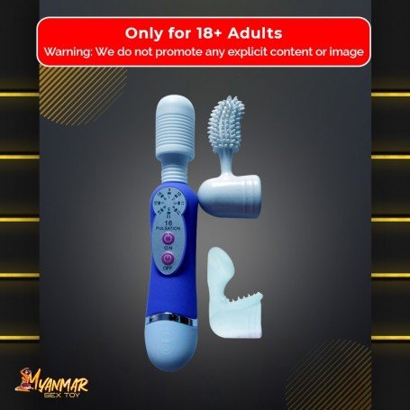 16 Speed Cordlless Magic Wand Massager VM-008