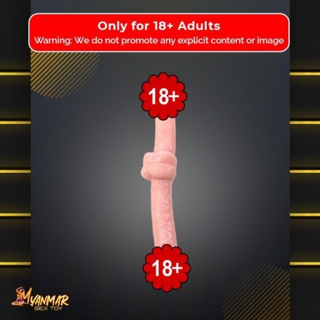 Realistic Double Dong Penis Shaped End Realistic Non Vibrator RSNV-015