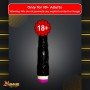 Super Natural Black Silicone Realistic Vibrator RSV-011