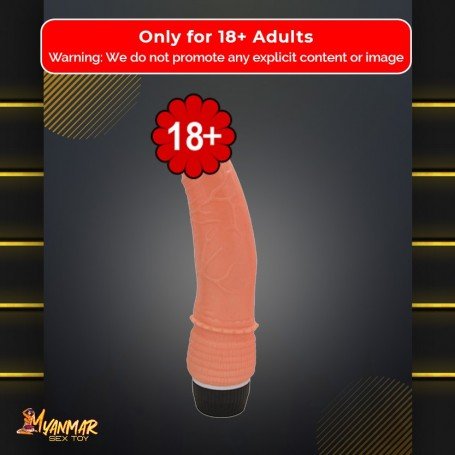 Ultra Slim Flexidick with vibrating Silicone RSV-036