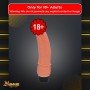 Ultra Slim Flexidick with vibrating Silicone RSV-036