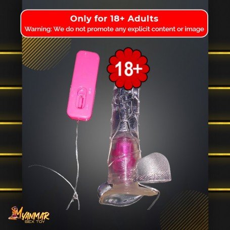 Crystal Lover Jelly Realistic Vibrator with Suction Cup RSV-065