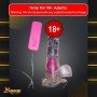 Crystal Lover Jelly Realistic Vibrator with Suction Cup RSV-065