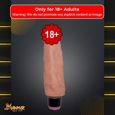 Pink Head Real Feel Realistic Vibrator Without Balls RSV-081