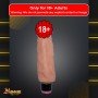 Pink Head Real Feel Realistic Vibrator Without Balls RSV-081