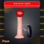 Strong Suction Cup Realistic Vibrator With Remote RSV-082