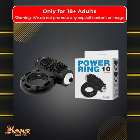 PRETTY LOVE BLACK POWER RING CR-021
