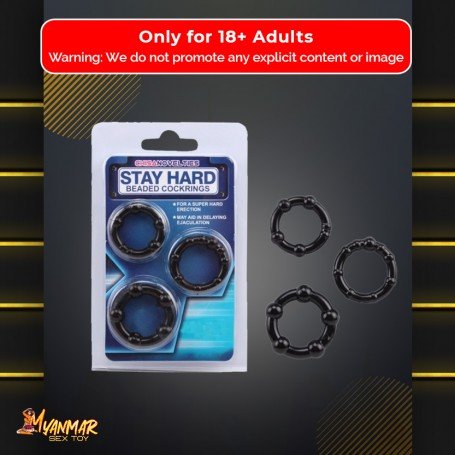 STAY HARD BEADED COCKRINGS CR-020