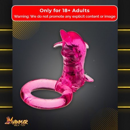Dolphin Cock Ring Vibrator CR-005