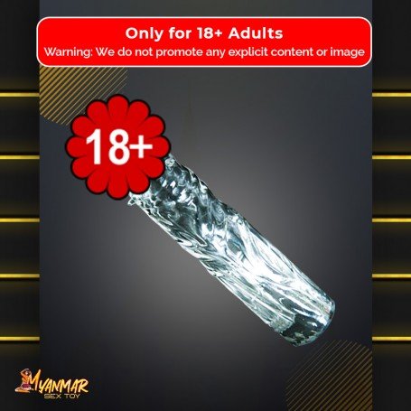 Full Ribbed Crystal Penis Sleeves PES-019