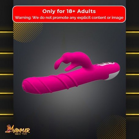 KHALIFA SILICONE RABBIT VIBRATOR - USB RECHARGEABLE RV-024
