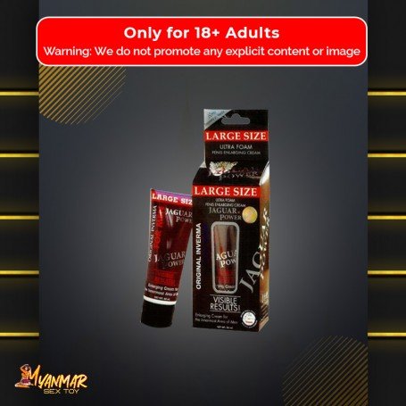 Jaguar Power Ultra Foam Penis Enlargement Cream 50ml PEC-001